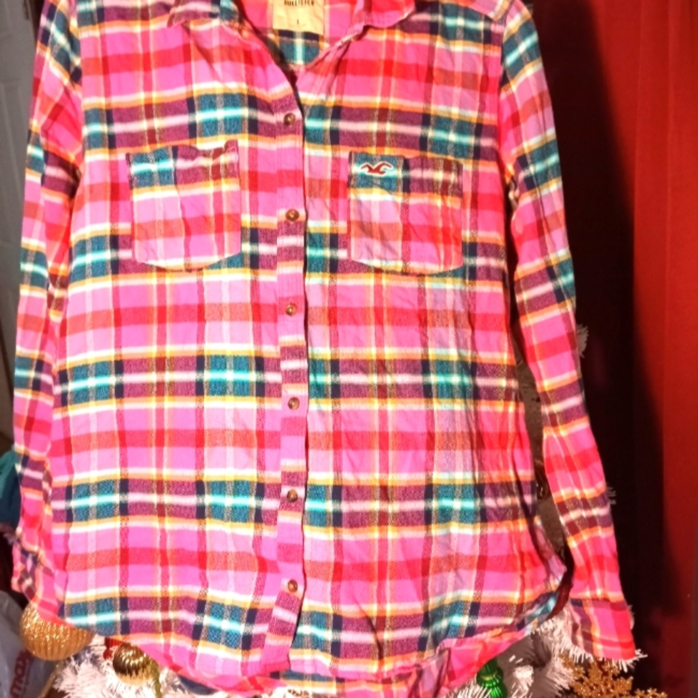 Bright Hollister button down